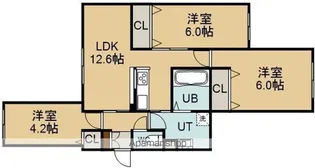 メゾンド214(メゾンドニーイチヨン)【1階】の間取り